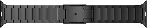Dado Titanium Metal Watch Band Compatible with Apple Watch Series 10 | Ultra 2 | 9 | 8 Ultra | 8 | 7 | 6 49/46/45/44/42 mm, Light Wieght with Double Button Clasp Strap