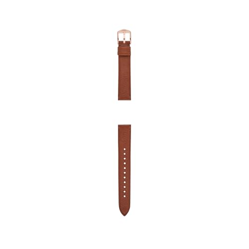 Image of Fossil Men's 22mm Dark Brown LiteHide Leather Watch Band