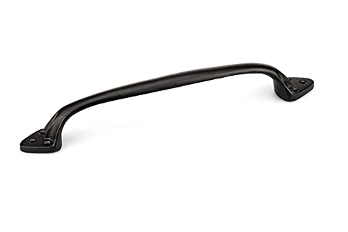 Image of Richelieu | Sheffield 12-inch (305 mm) Matte Black Curved Barn Door Pull