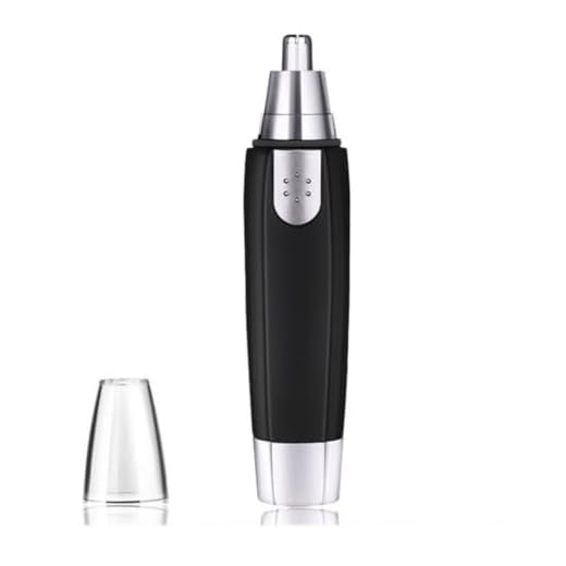 Aparador Removedor de Pelos Elétrico/Portátil para Nariz/Orelha/Rosto/Depilador Facial