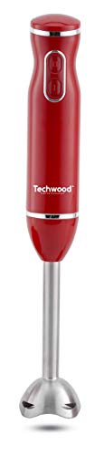 Techwood TMP-665 Slim Mixeur-Plongeur 600 W, Rouge