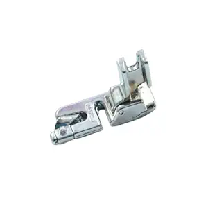 BISMIL 3m Rolled Hemming Pico Foot Pressure Feet for Traditional Embroidery Zig Zag Machines High Shank Steel Finish Model 130k Machines Like usha Singer merrit Pack of 1 (Silver)