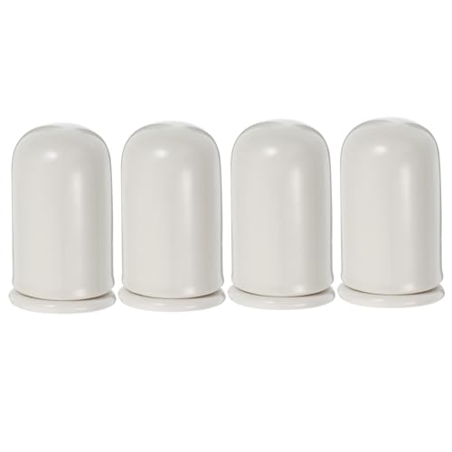 GRIRIW 4pcs Toothpick Holder Travel Dispenser Decked Accessories Toothpick Tube Decorative Toothpicks Porcelain Toothpick Dispenser Novelty Toothpick Fruit Pick Holder Mini White Ceramics
