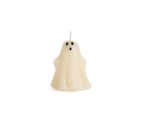 Image of Big Dipper Wax Works 100% Pure Beeswax Ghost Candle, Halloween Decor, 3 inch