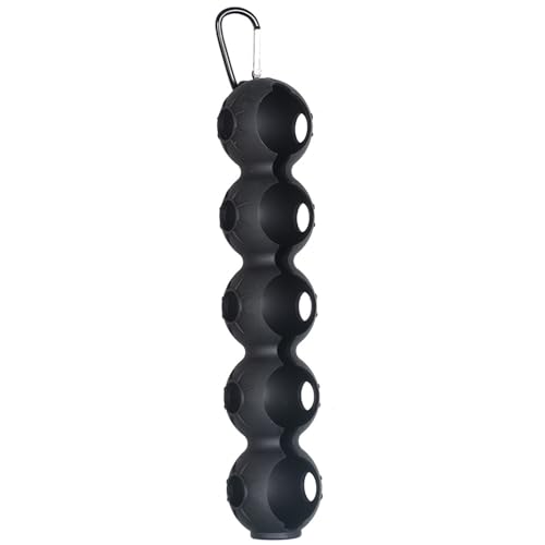 HAISENGO Golf Ball Holder Golf Balls Silicone Pouch Golf Ball Case Portable Golf Ball Carry Bag Easy Attachment to Golf Bag Golf Accessories Gift for Man Woman