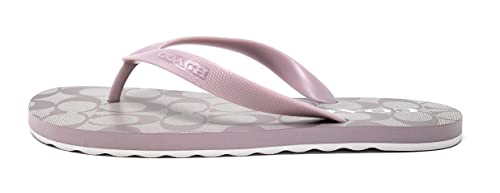 Coach Women's Zak Flip Flops In Assorted Colors And Sizes (Soft Lilac, Us_Footwear_Size_System, Adult, Women, Numeric, Medium, Numeric_9) #TOP20
