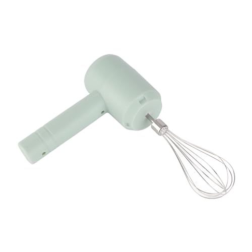 Haofy Elektrischer Handmixer, 800 MAh, USB Wiederaufladbar, Kabellos, mit Geräuscharmem Motor, Handmixer Zum Backen, Sahne, Eiermischen für Kleine Küche, Wohnmobil-Leben, Täglicher Gebrauch (Hellblau)