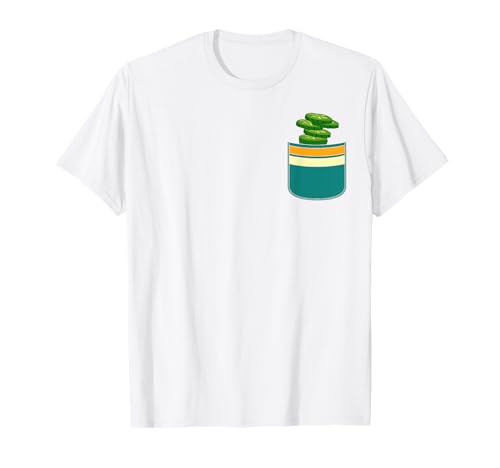 Concombre à salade amateurs de concombre légumes poche poitrine concombre T-Shirt
