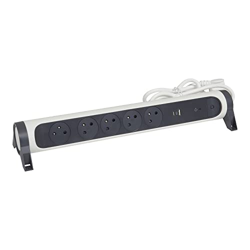 Multiprise Legrand bloc multiprise parafoudre usb c câble 1,5m - 2