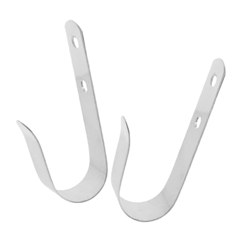 Cabilock Pool Hook 2-Pack Stainless Steel Life Ring Hangers for Boat and Pool Supplies