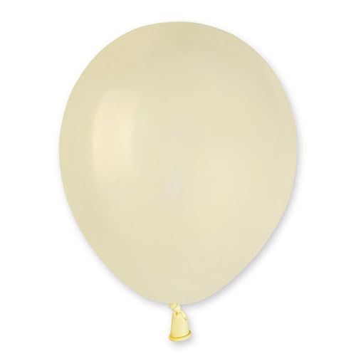 Biobased Natural Rubber Mini Latex Balloons 13cm / 5 in - Pack of 50 (Ivory)