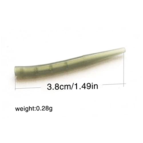 Vissen Anti Tangle Mouwen Terminal Connect Hook Carp Fishing Line Aligner Carp Vissen Rubberbuizen 30 Stks Groene Warm Selectie - Image 5