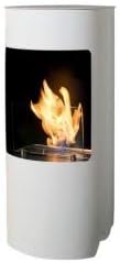 Tecno Air System Cortina Indoor Freestanding Fireplace Bio-Ethanol White – Fireplace (450 mm, 450 mm, 950 mm 23 kg)