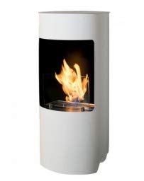 Tecno Air System Vorhang Weiß Gartenkamin