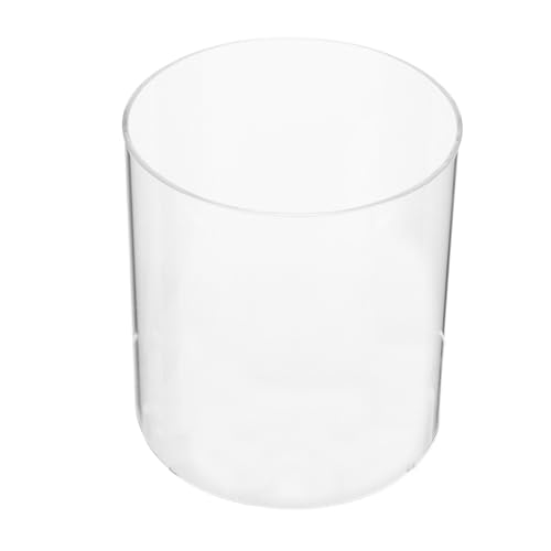 JECOMPRIS Pantalla de Repuesto para Lámpara de Queroseno de Vidrio Grande Tulipa Resistente para Quinqué de Aceite Cubierta Transparente para Lámpara de Jardín y Camping Gas Diseño Clásico