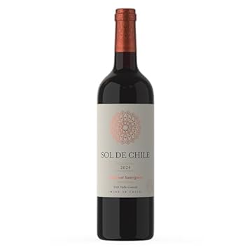 Vinho Tinto Suave Chileno Sol de Chile Cabernet Sauvignon 750ml