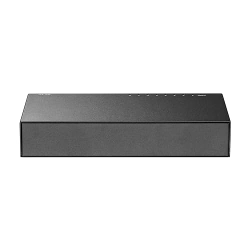 Image of Binardat 8 Port Gigabit Ethernet Switch, 8 Ports 100 /1000Mbps, Mini Size Metal Case Unmanaged Desktop|Wallmount Plug and Play