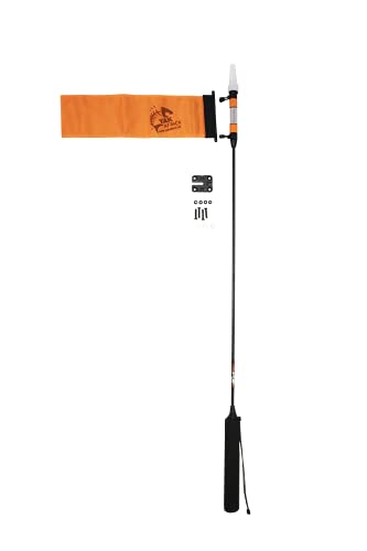 YakAttack VISIPole II, Light, mast, Floating Base, Includes Flag, MightyMount, and Hardware