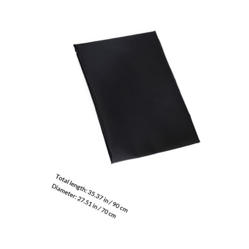 Capa impermeable para peluquería IMIKEYA color negro miniatura 2