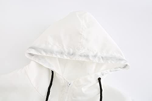 AITFINEISM Men's Lightweight Windbreaker Jacket Casual Zip Up Jackets With Hooded