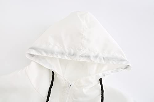 AITFINEISM Men's Lightweight Windbreaker Jacket Casual Zip Up Jackets With Hooded