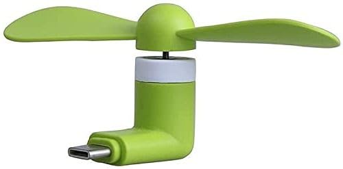 Mile_Stone Mini Portable Type-C USB Fan for Smartphone With Two Blades (Green) (B0CHDRKL6K) Amazon Price History, Amazon Price Tracker