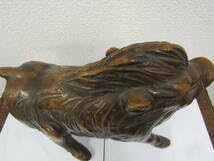 Amazon.co.jp: 彫塑 金属製 猪の置物(か144） : おもちゃ