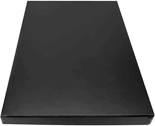 Lineco 11x14 Black Museum Archival Storage Box, Drop Front Design, 11 1/2x15x3 in. Acid-Free with Metal Edge. Protects Picture Longevity, Organize Photos or Documents, Crafts, DIY