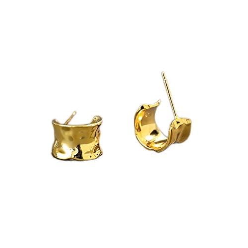 Boucles d'oreilles irrégulières argent 925 anti-allergie pour femme