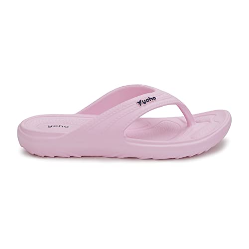 Image of YOHO Drizzle Soft Slippers for Women, Mild Acupressure, Lightweight, Anti Skid & Slip, Diabetic Footwear for Woman, Home Wear Bathroom Chappal for ladies | Waterproof Monsoon & Rainy Footwear