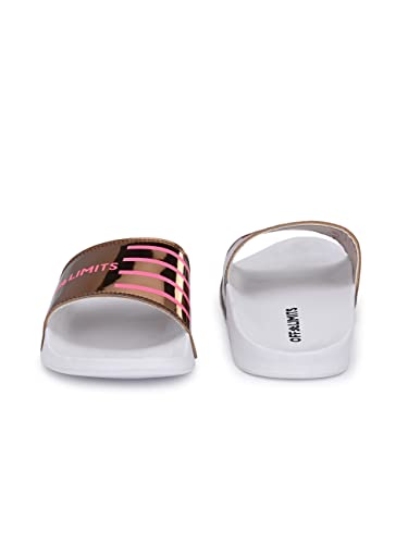 Image of OFF LIMITS-Rhythm-Gold /White Sliders