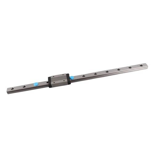 Jeffergarden MGN12H Mini-Linearschiene Metall-Schienenschiene mit Hoher Genauigkeit Reibungsloser Betrieb für CNC Maschinen und 3D Drucker 300 mm (300 mm)