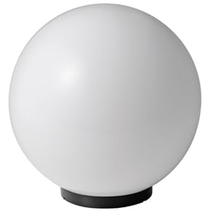 Mareco Luce 1080301B Lámpara de esfera de lámpara en blanco Acrílico 75W Ataque E27 Diámetro 30 cm
