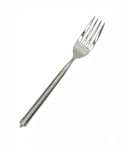 Ricci Argentieri Solitaire Salad Fork, Dessert Fork, Serving Fork, 18/10 Stainless Steel Ideal for Serving Salads, Appetizers, & Desserts