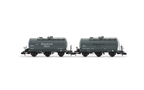 Wagons citernes RENFE Arnold HN6672 à 3 essieux stables sur les rails