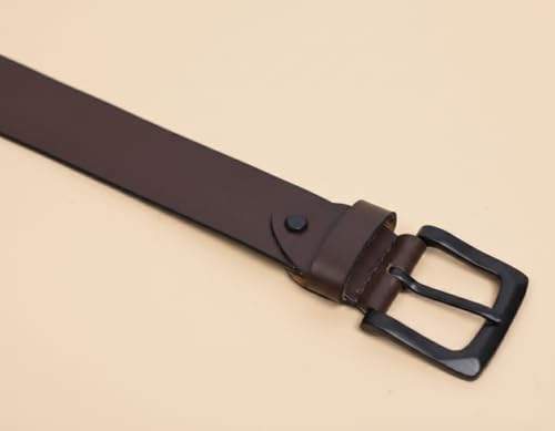 Image of WildHorn Leather Belt for Men | Casual Leather Belt For Men | Free Size | Adjustable I 48 inches length | Waist upto 44 inches.