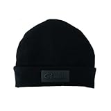 Gamakatsu All Black Winter Hat - Angelmütze für Raubfischangler, Wintermütze für Angler, Mütze für Spinnangler, Angelkleidung