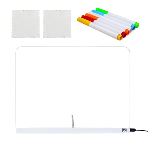 Tableau de dessin LED Veasbuu planche à calque 35x26cm pour enfants