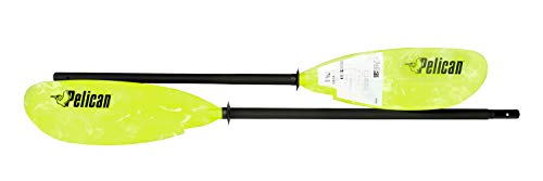Image of Pelican - Poseidon Paddle - Aluminum Shaft with Reinforced Fiberglass Blades - Lightweight, Adjustable Kayaks Paddles - Perfect for Kayaking Boating