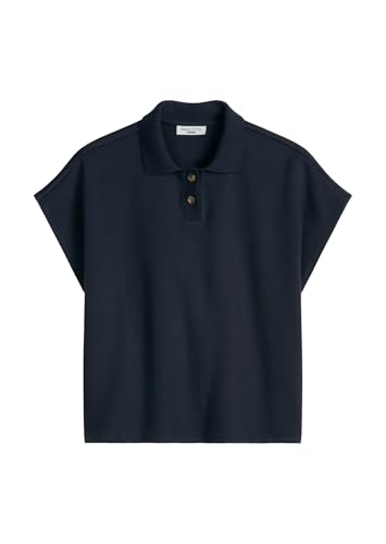 Polo de manga corta mujer de algodón orgánico Wide Fit estilo urbano casual