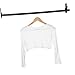 BESPORTBLE Long Sleeve Top Fitted Undershirt for Women Lightweight Layering Tee Soft for Casual and Daily Wear for All Seasons Elegant and Comfortable Design White