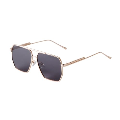 Lunettes de soleil hommes conduite miroir monture carrée anti-UV