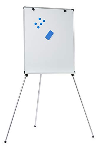 Pizarra Blanca Magnética Ajustable y Ligera con Caballete, Superficie de 71 cm x 89 cm Cover