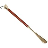 TENDYCOCO Snake Head Shoehorn Portable Shoehorn Elderly Shoe Helper Horn Shoe Senior Horn Spoon Senior Helper Handle Disabled Travel Horns Wooden