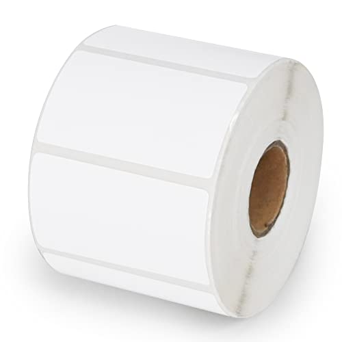 ESSENTIAL 2.25"x 1.25" (57mm ×32mm) White Direct Thermal Barcode Labels, Shipping Labels, Compatible with Zebra & Rollo Label Printer, 1000 Labels of Roll (1 Roll) image 1