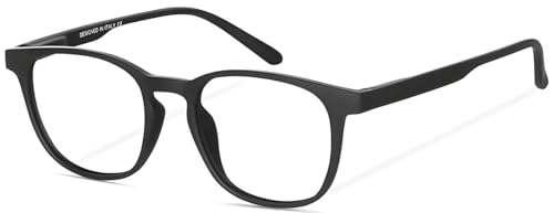 Image of Zero Power Computer Glasses - Blue Light Blocking, UV Protection, Lightweight Medium Specs for Digital Screen Safety, Stylish Everyday Wear, Eye Comfort for All-Day Use.