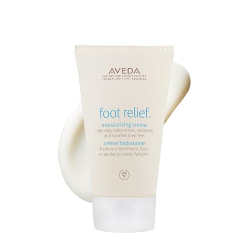 Aveda Foot Relief Moisturizing Creme | Exfoliates, Softens & Smooths Dry Feet | with Jojoba, Peppermint, Tea Tree, Castor Oils, 4.2 Fl Oz