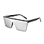 Black Frame/Silver Mirrored Lens