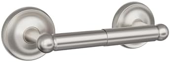 PROFLO PF67312 Wall Mounted Spring Bar Toilet Paper Holder - Brushed Nickel
