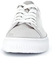 Gabor Low-Top sneakers voor dames, lage schoenen, uitneembaar voetbed, comfortabele extra breedte (H), Grijs Steam, 38.5 EU Breed Gabor Low-Top sneakers voor dames, lage schoenen, uitneembaar voetbed, comfortabele extra breedte (H), Grijs Steam, 38.5 EU Breed